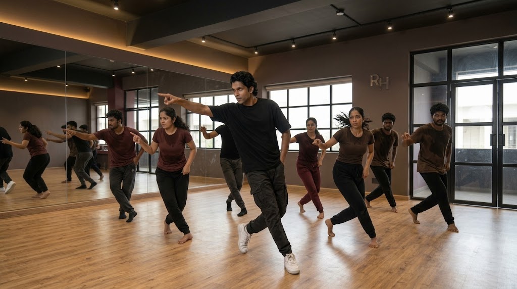 Hip-hop dance class